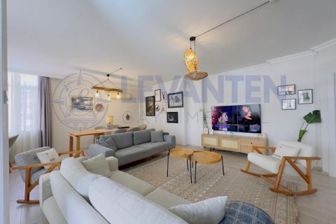 LEVANTENDEN DENİZE YAKIN HAVUZ KOMBİ GENİŞ OTURUM MASRAFSIZ 3+1